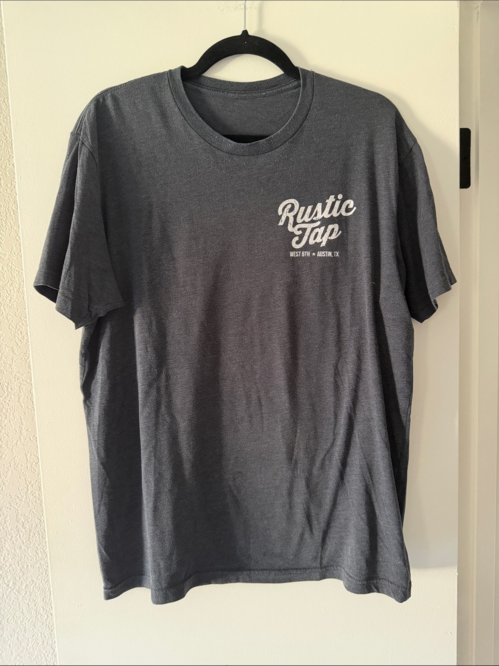 Rustic Tap Austin Texas Tee with '2 Years and Many Beers' 2 year anniversary